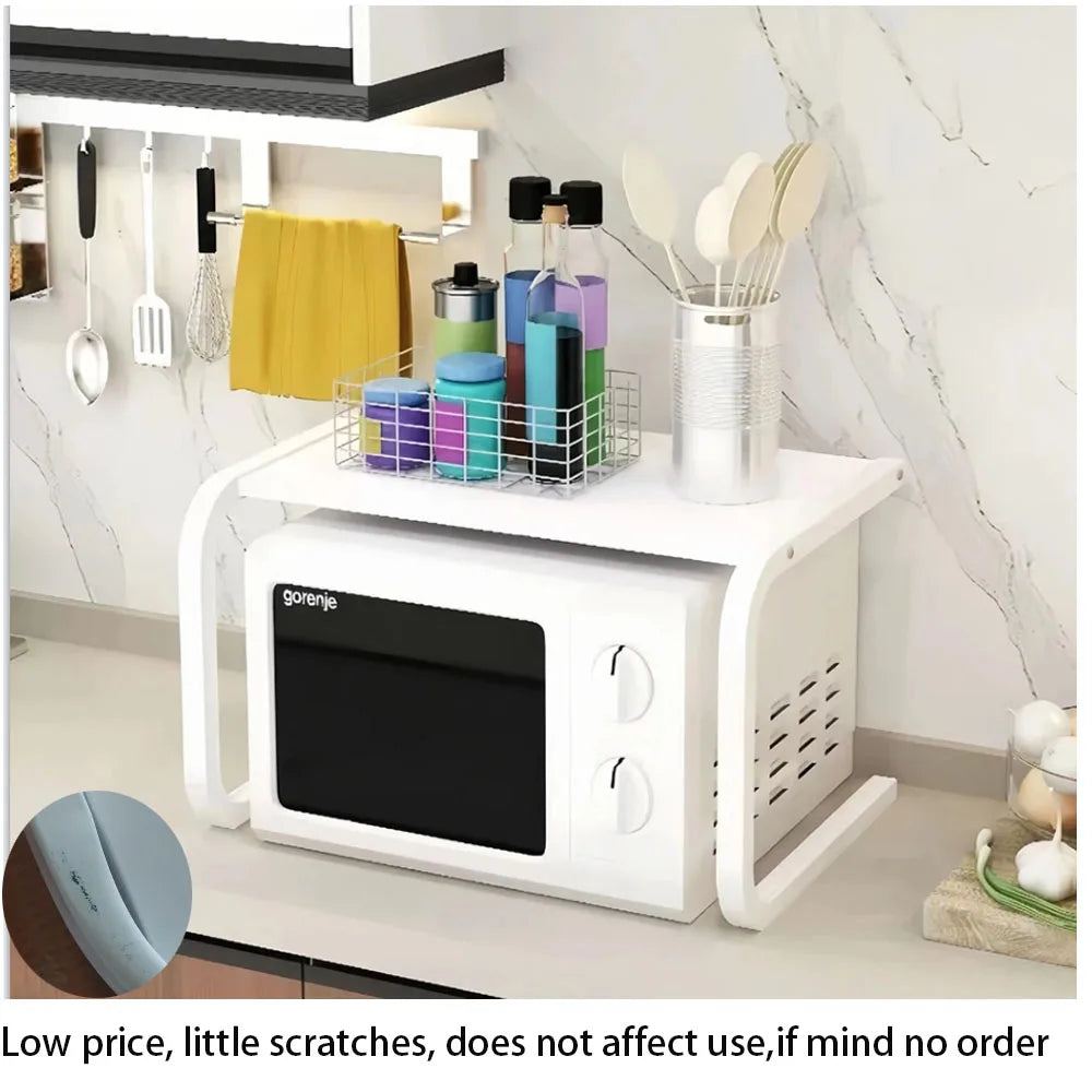 Organiseur micro ondes | Organizza™ - Astuces rangement Blanc