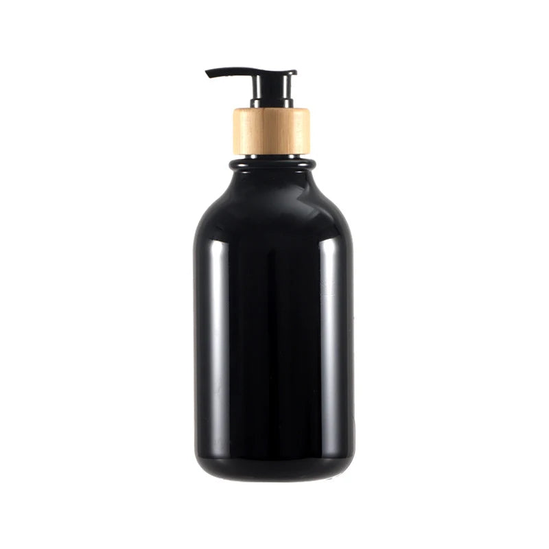 Flacon rechargeable shampoing Organico™ - Astuces rangement 500ML-Black(Glossy)