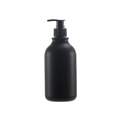 Flacon rechargeable shampoing Organico™ - Astuces rangement 500ML-Black(Frosted)