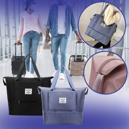 Sac de voyage femme | FlexBag™ - Astuces rangement Noir