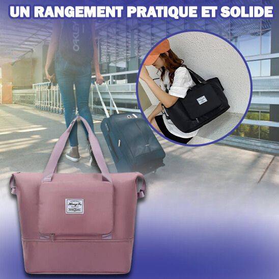 Sac de voyage femme | FlexBag™ - Astuces rangement Rose