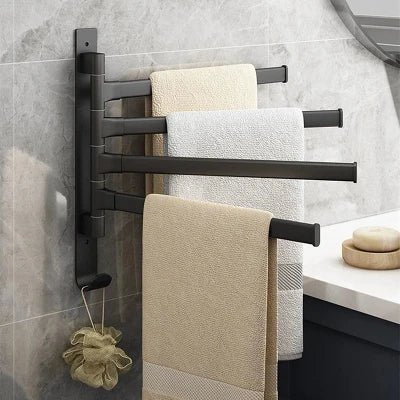 Porte - serviettes mural vertical | Eleganza™ - Astuces rangement