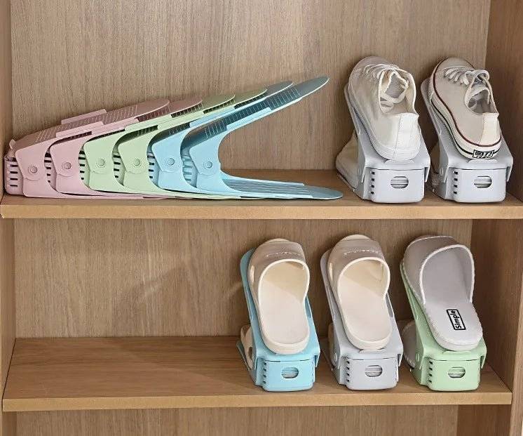 Rangement pour chaussures | Shoe'sOrganizer™ - Astuces rangement Vert 6 pièces