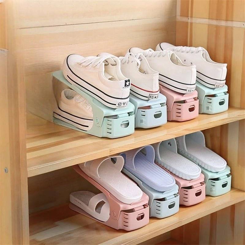 Rangement pour chaussures | Shoe'sOrganizer™ - Astuces rangement Rose 6 pièces