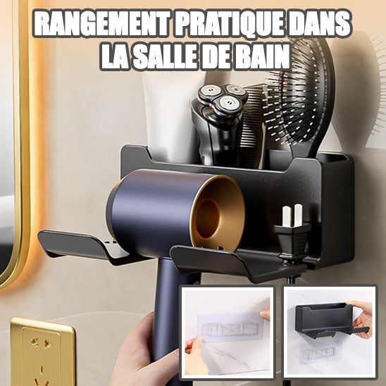 Support pour sèche-cheveux Ventello™ - Astuces rangement