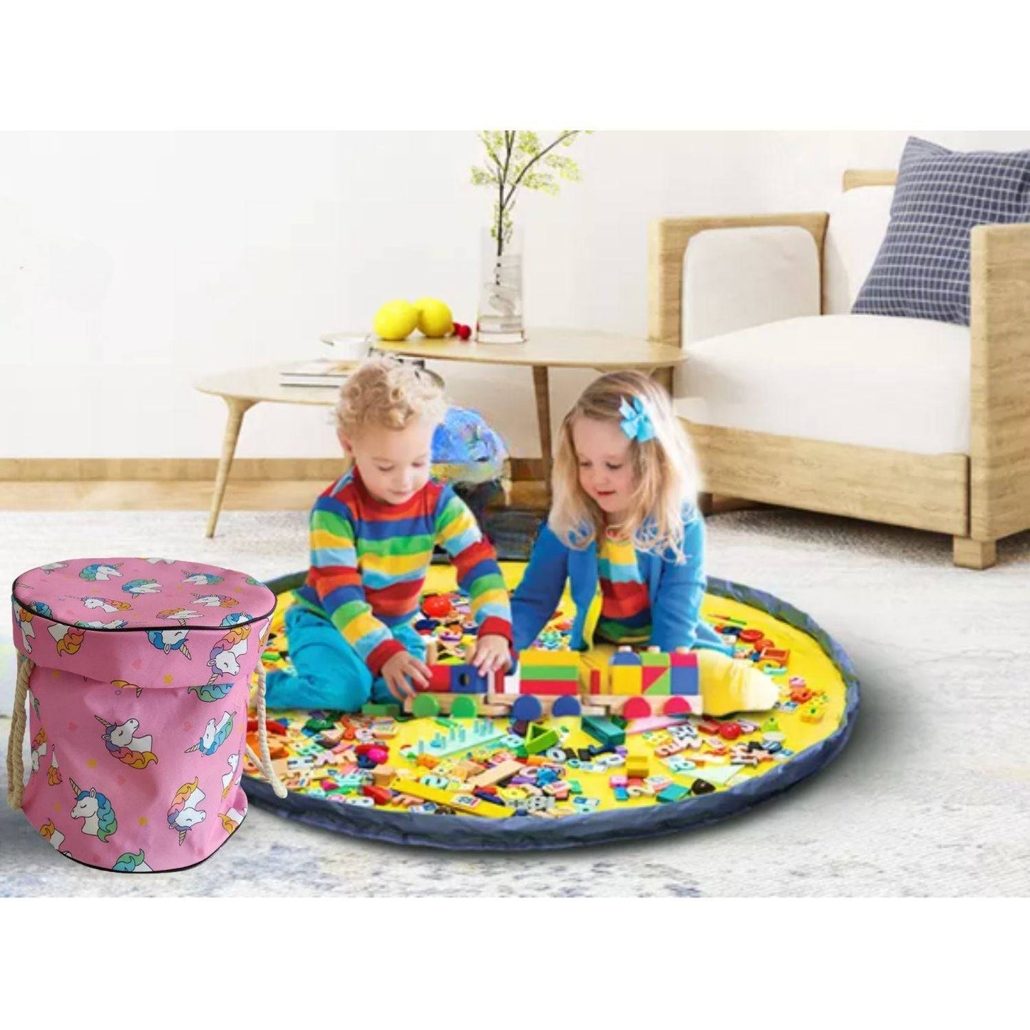 Panier de rangement pour jouets | Toy'sBucket™ - Astuces rangement Licorne